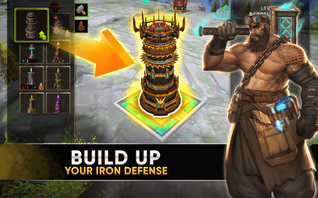 Screenshot of Clash of Beasts: Tower Defense