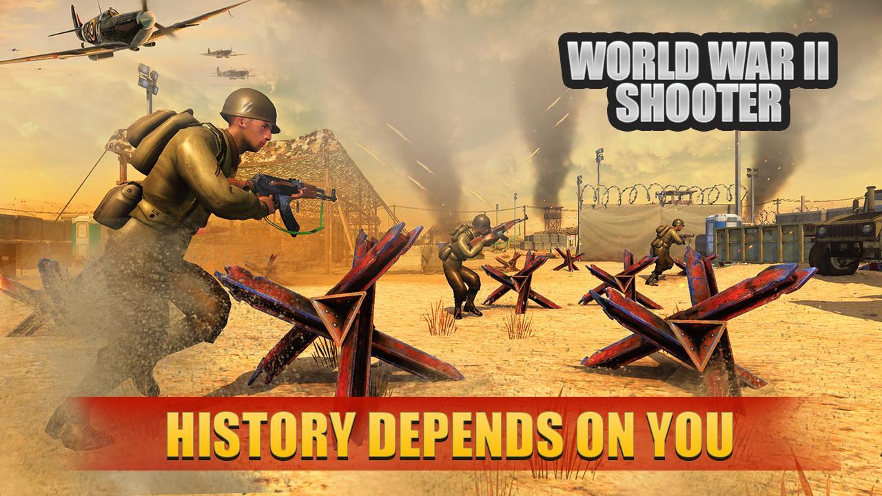 Screenshot 1 of Penembak Perang Dunia WW2 1.0.17