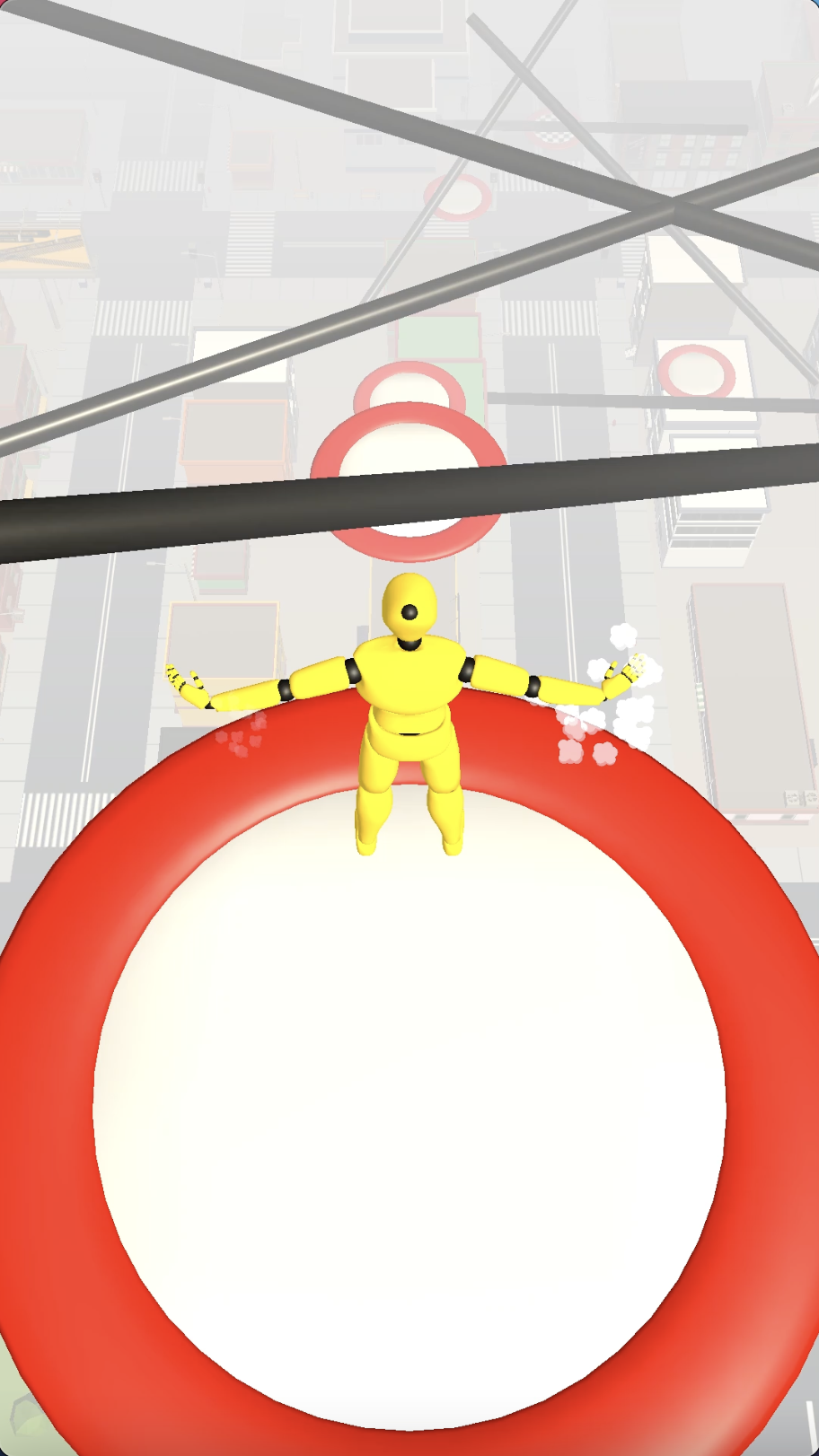 Ragdoll Trampoline Game Screenshot