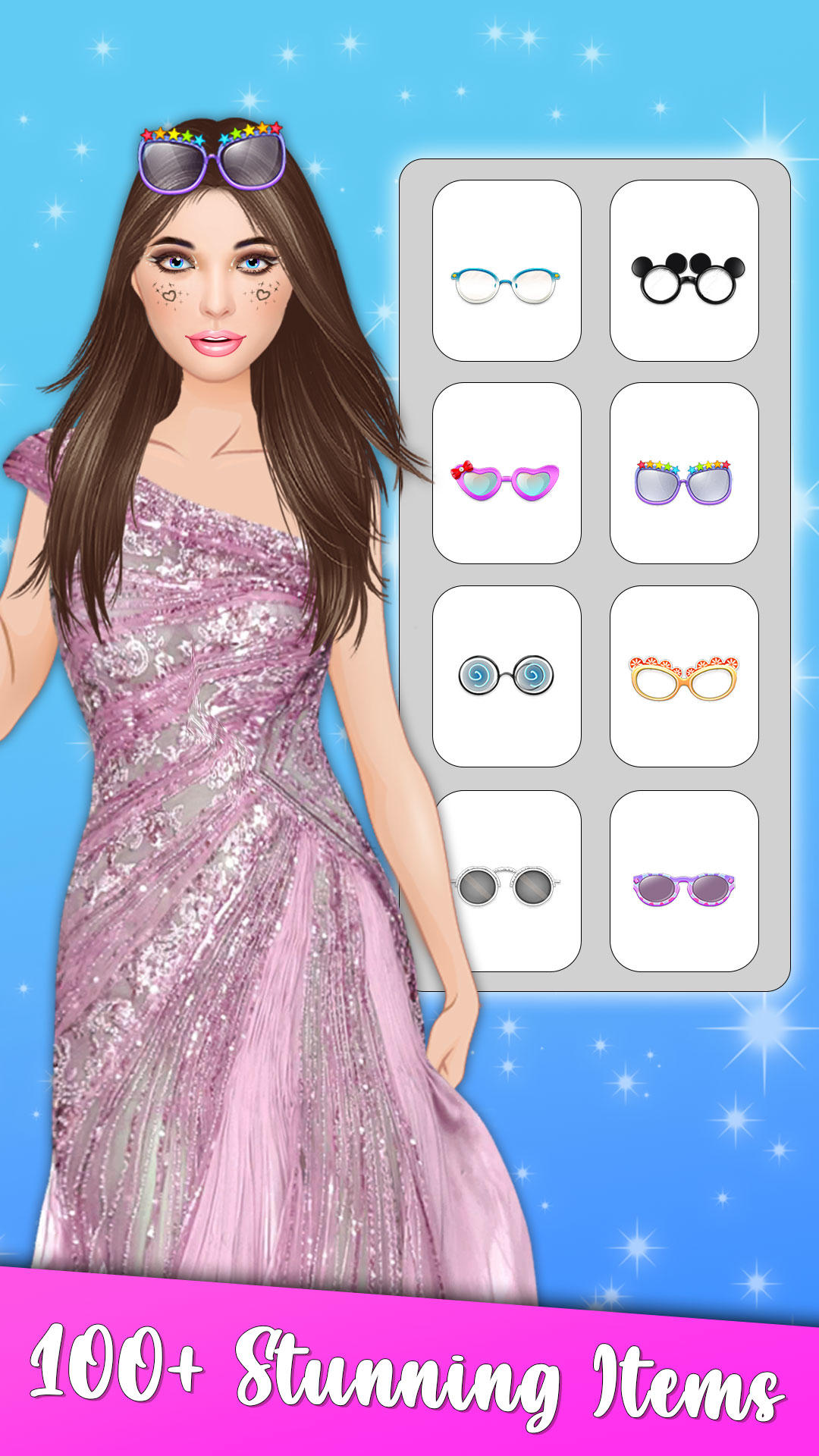Screenshot of Fashion Girls Dress Up Game
