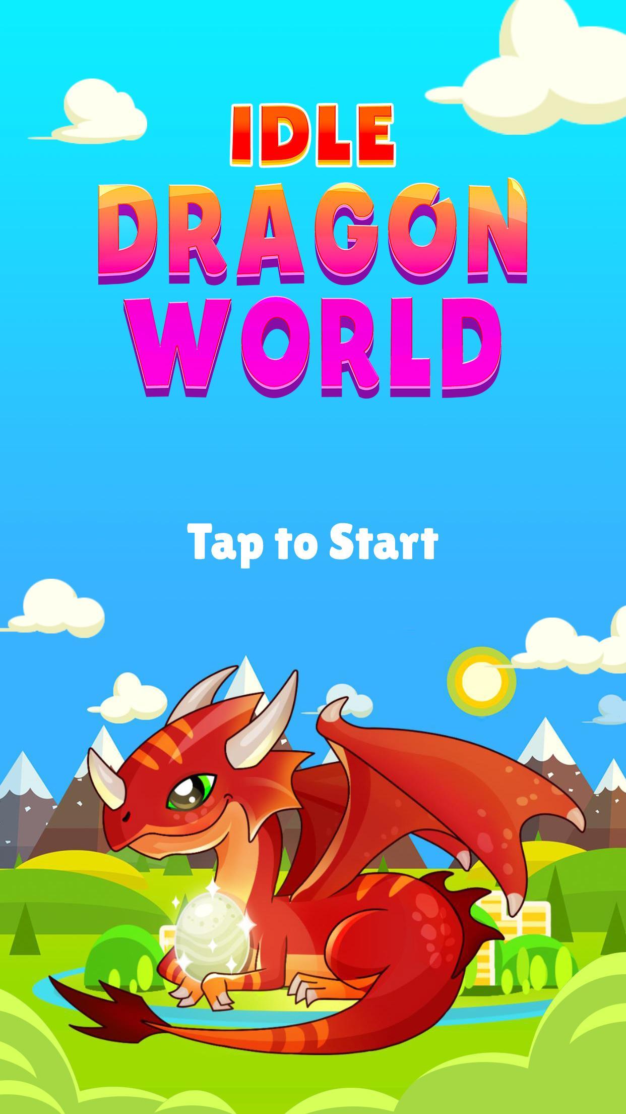 IDLE DRAGON WORLD:FUN GAME Game Screenshot