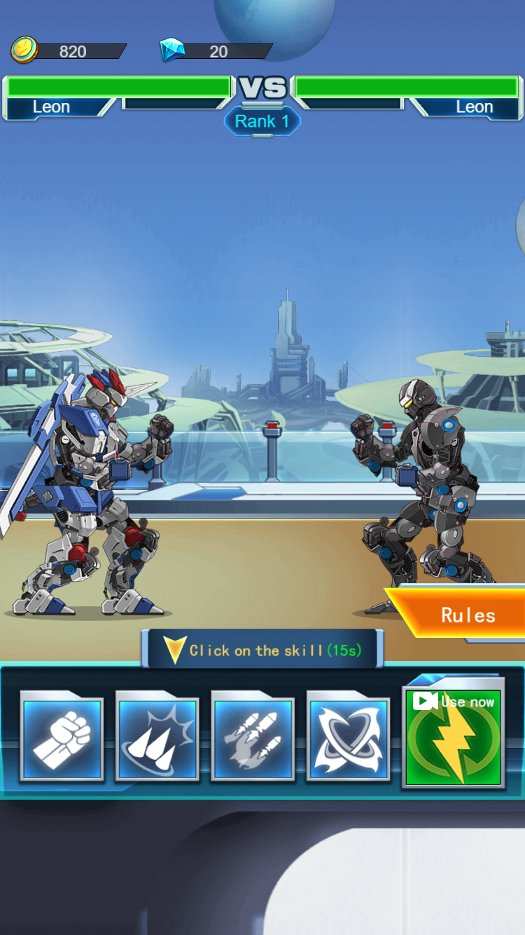 MechBeast Arena ゲームのスクリーンショット