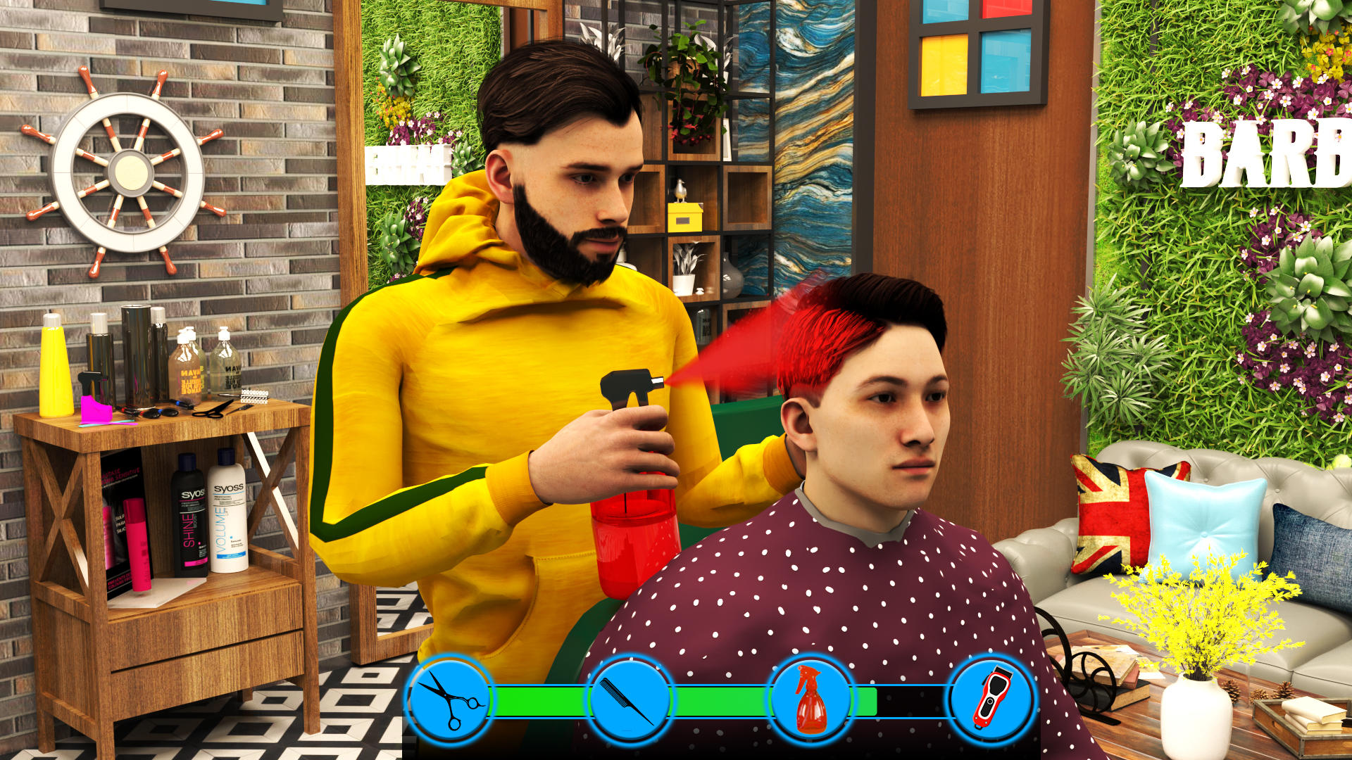 Barber Shop: Haircut Sim Games 게임 스크린 샷