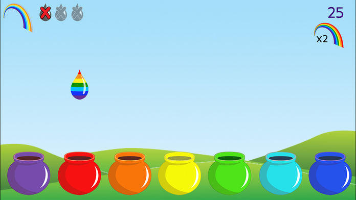 Rainbow Drops ภาพหน้าจอเกม