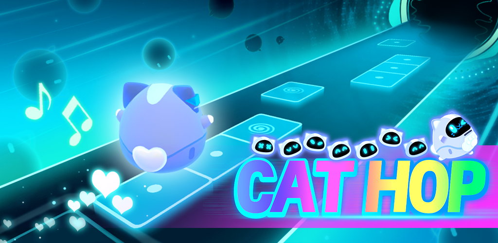 Banner of Cat Hop - Piano Music Games 