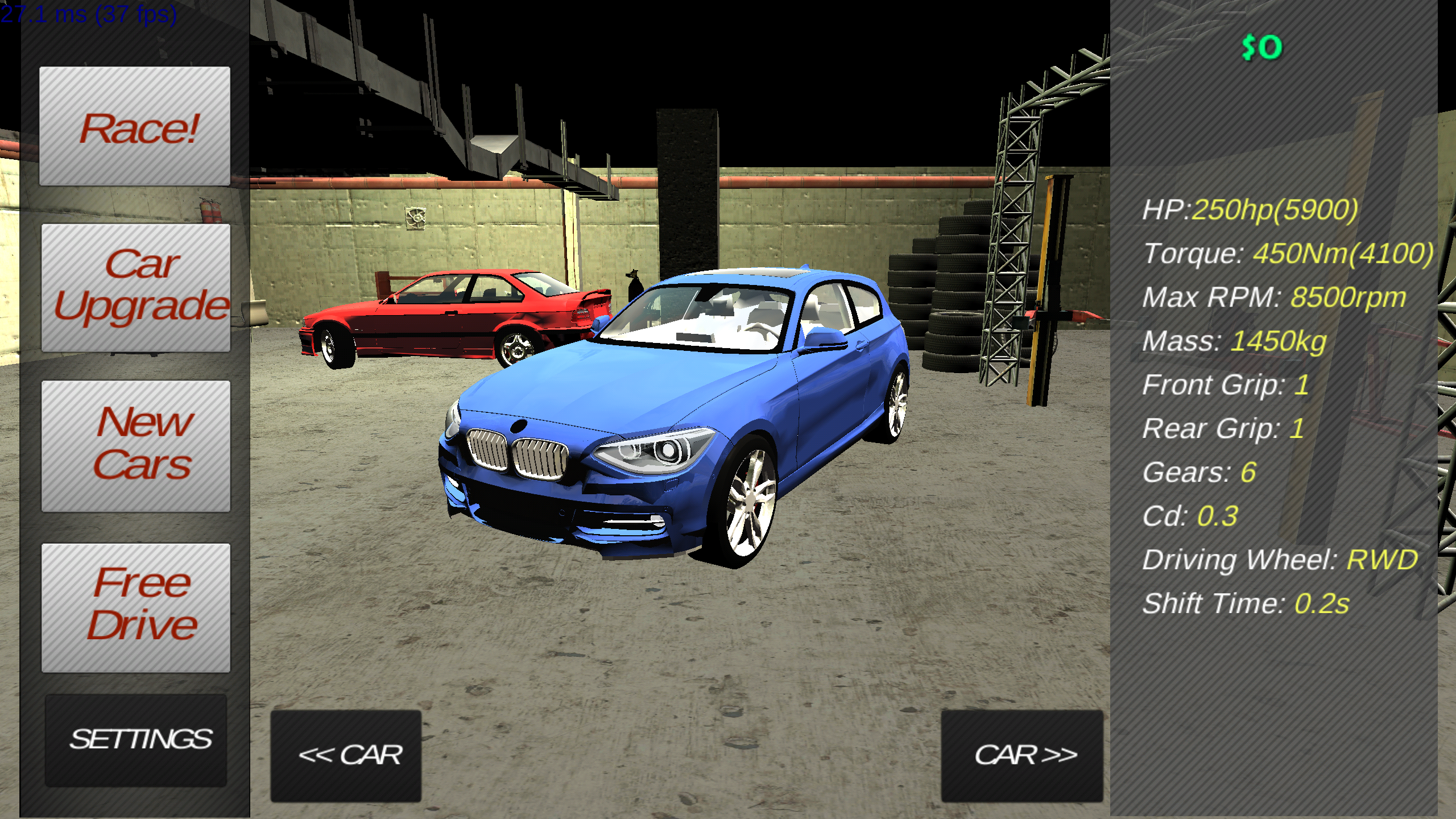 Скриншот игры Drag Racing 2