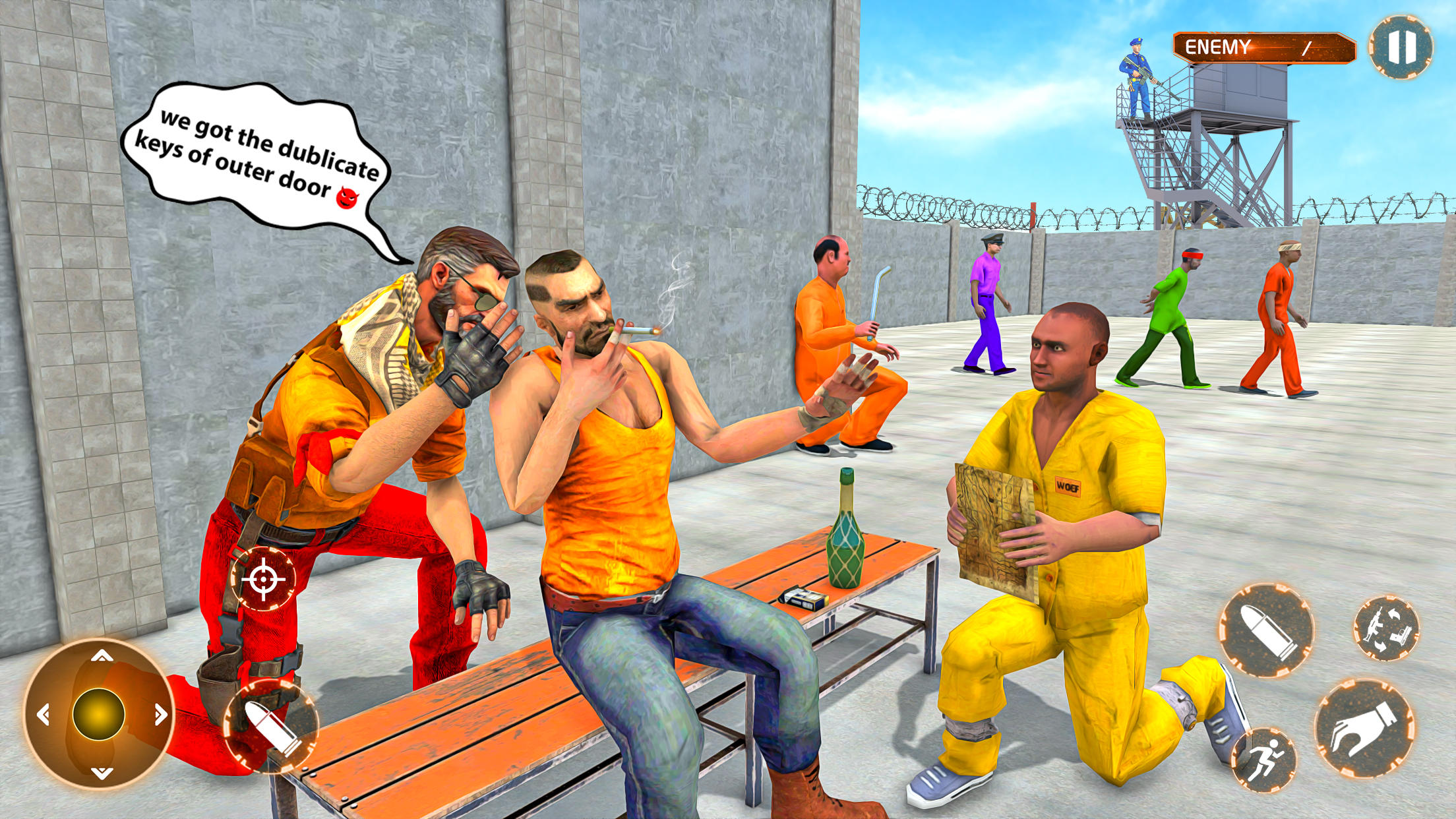 Grand Prison Break Escape Game screenshot game