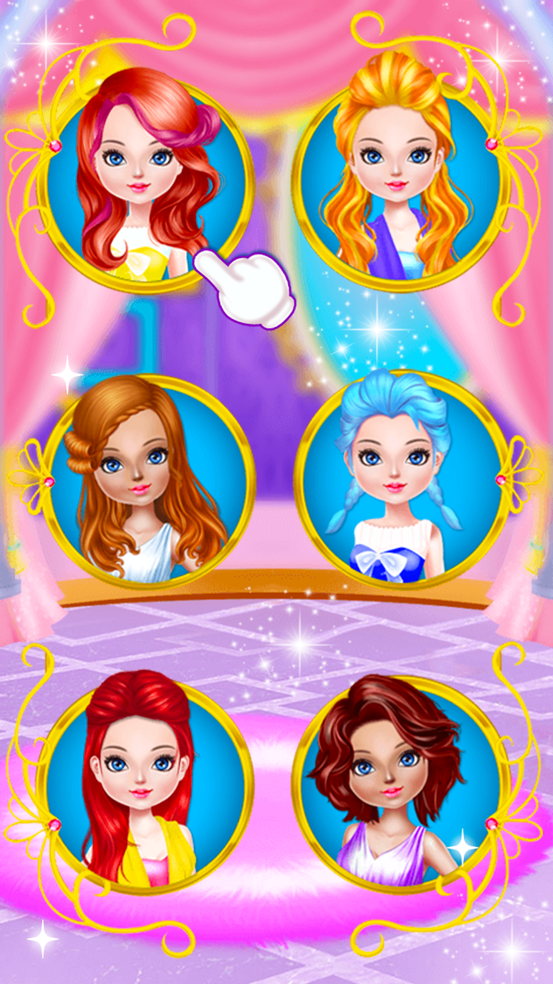 School kids Hair styles Makeup Game Screenshot