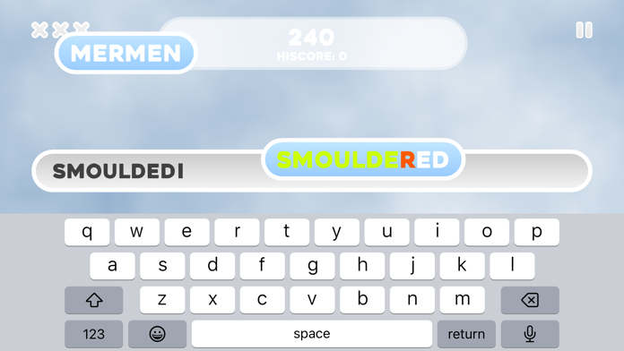 Typer - Speed Typing Game Game Screenshot
