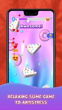 Captura de Tela do Jogo Realistic ASMR Slime Simulator