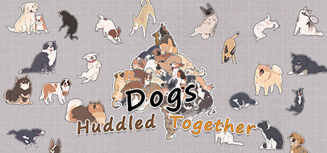 Banner of Dogs Huddled Together ឆ្កែញុាំជាមួយគ្នា 