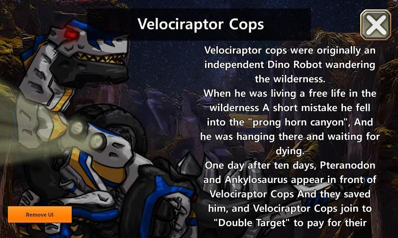 Dino Robot - Velociraptor Cops ภาพหน้าจอเกม