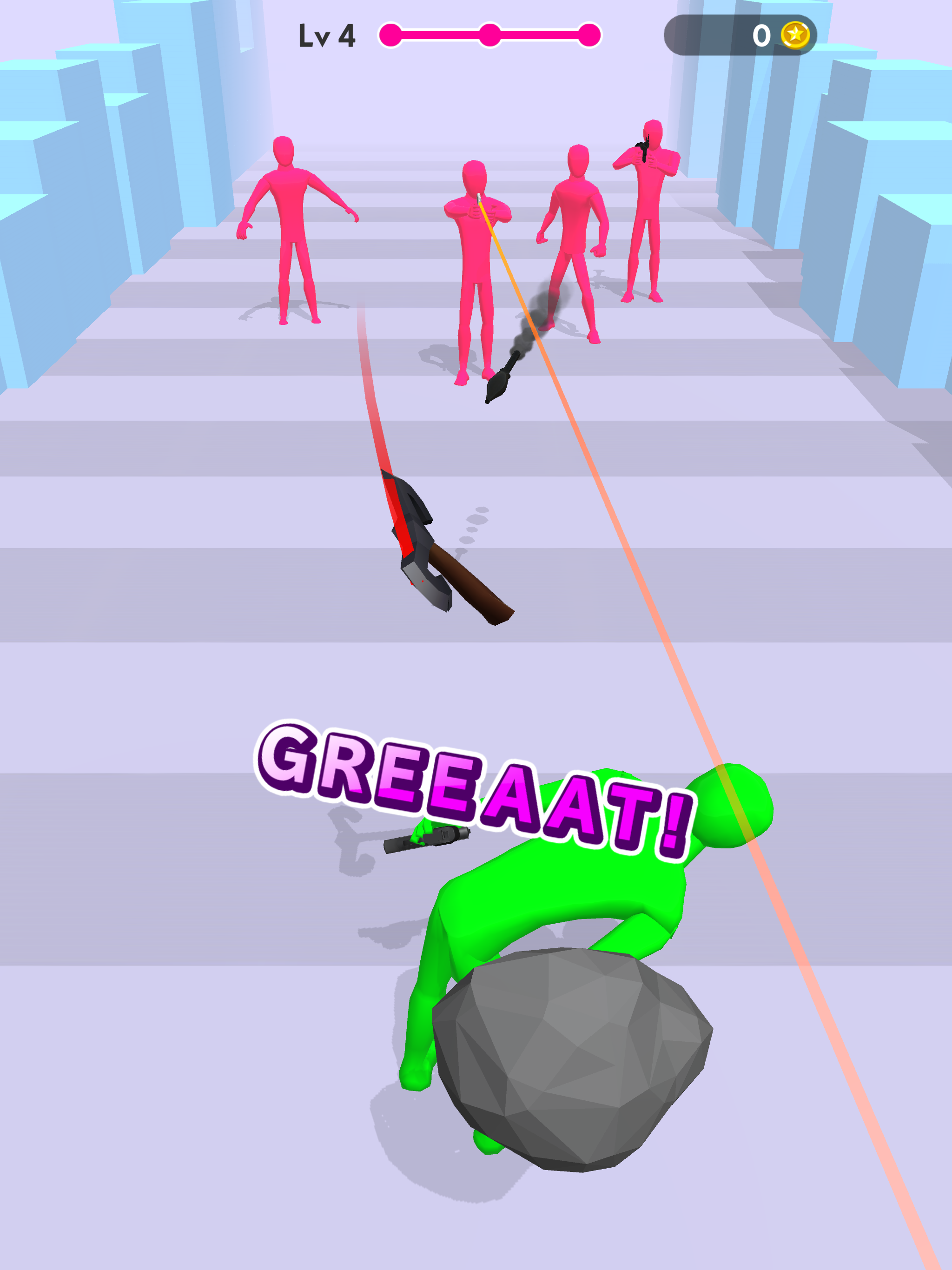 Dodge Action 3D Game Screenshot
