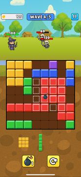 Captura de Tela do Jogo Block Attack