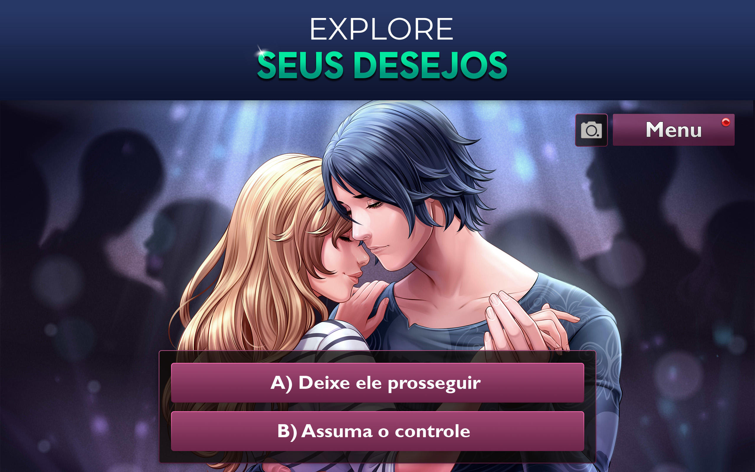 Captura de Tela do Jogo Is It Love? Peter - vampiro