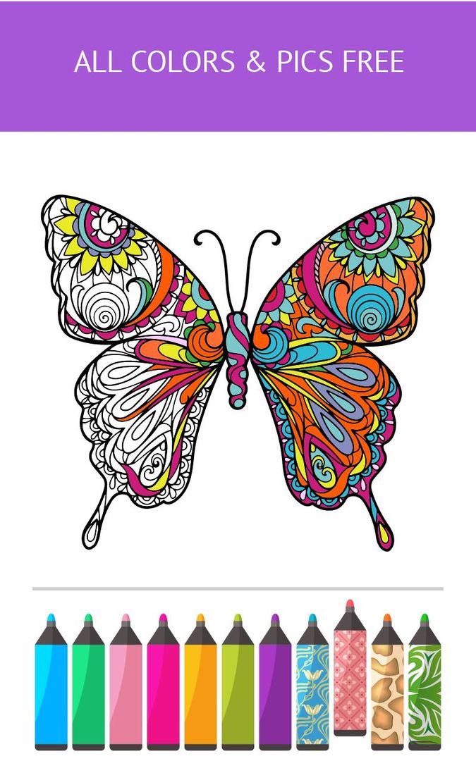 Butterfly & Flower Art Therapy ภาพหน้าจอเกม