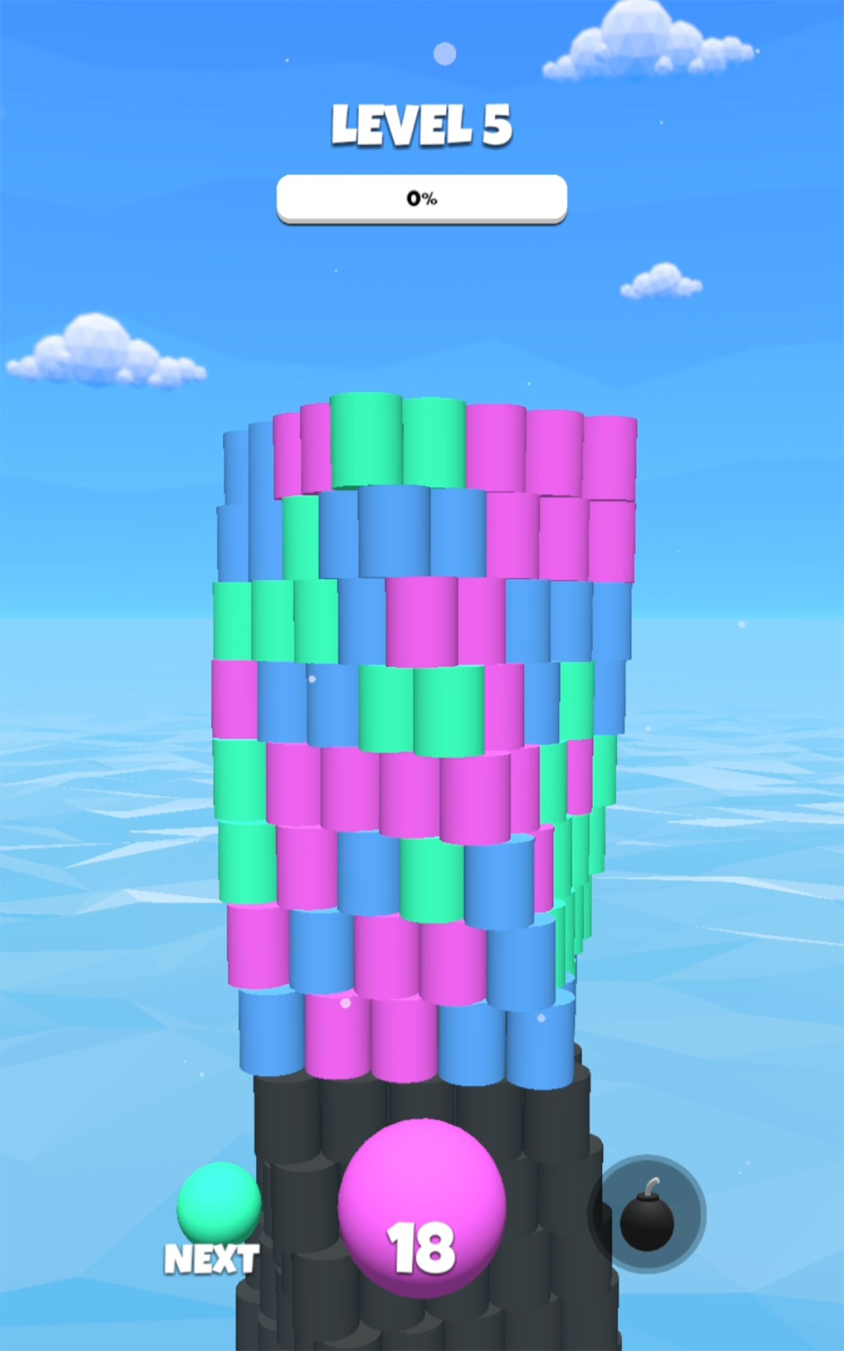 Cuplikan Layar Game Tower Color