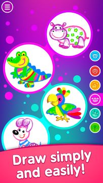 Bini Drawing games for kids Game Screenshot