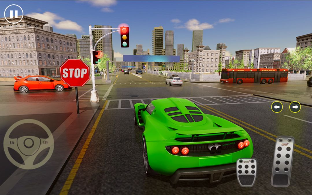 운전 학원 2019 - 자동차 운전 시뮬레이터 2 게임 스크린 샷
