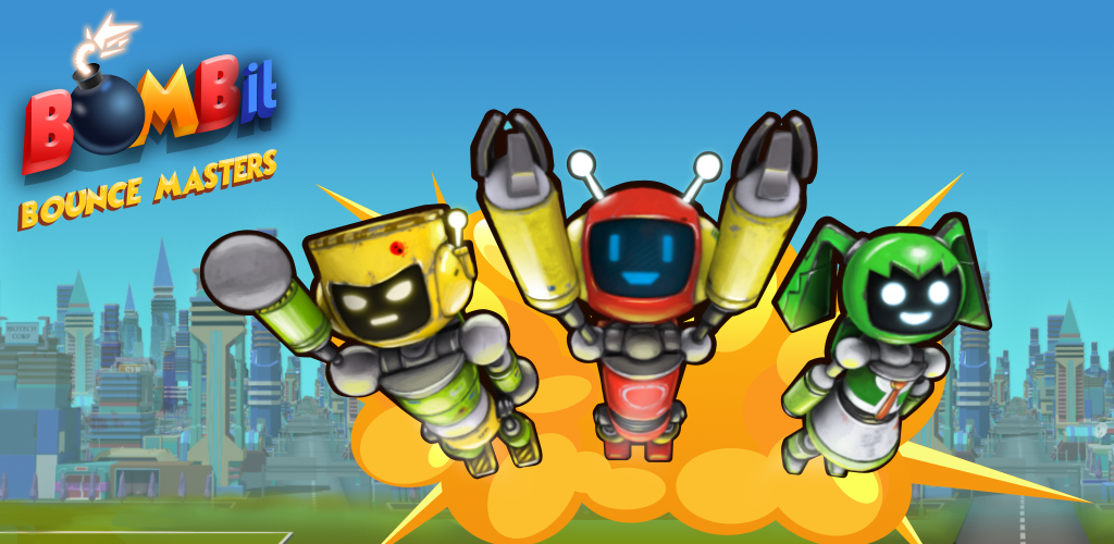Banner of ဗုံး! Bounce Masters 🤖 0.15.2