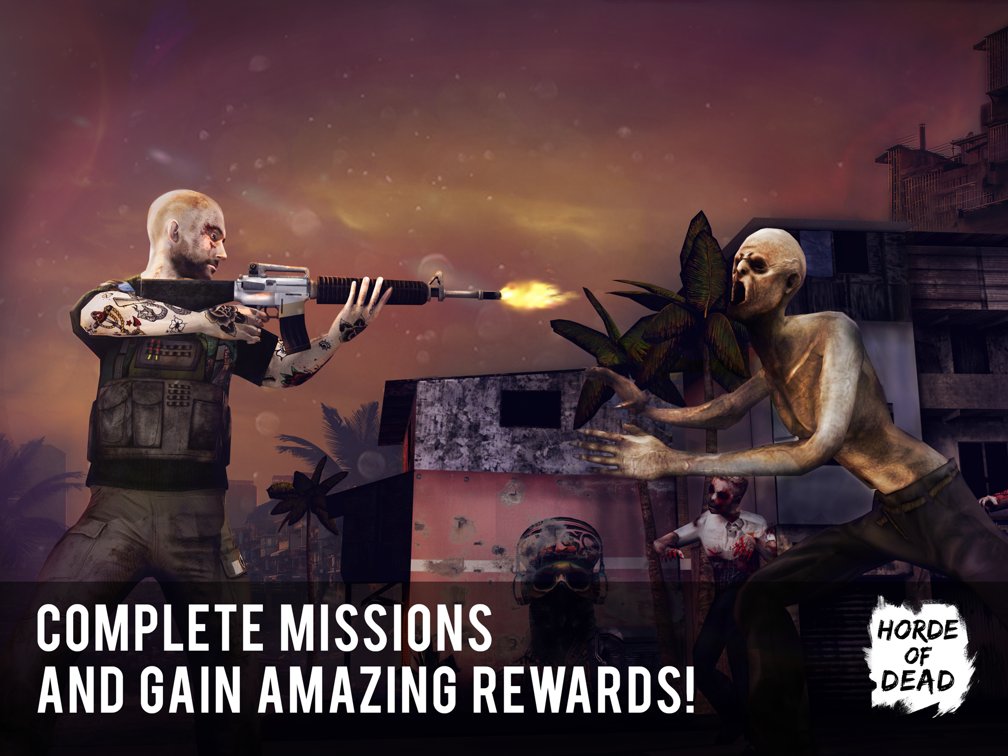 Horde of Dead: Zombie Plague ゲームのスクリーンショット