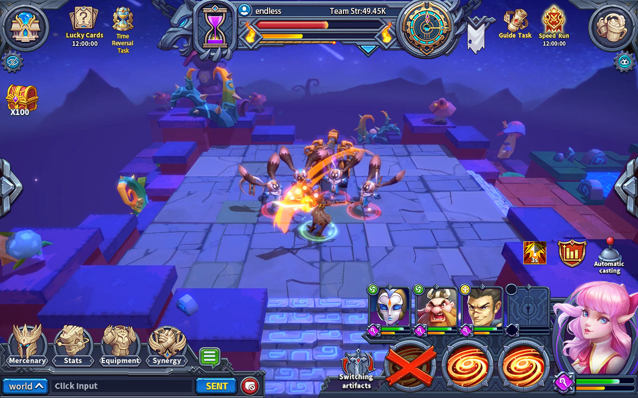 Endless World - Idle RPG 게임 스크린샷