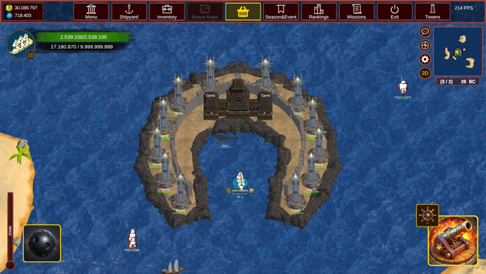 King Of The Pirates ゲームのスクリーンショット