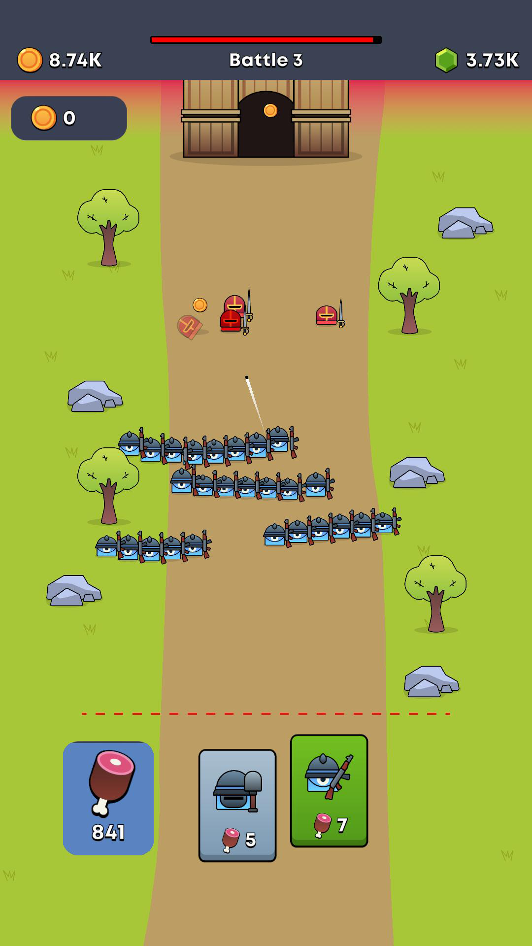 Evolution Battle - Survive War Game Screenshot