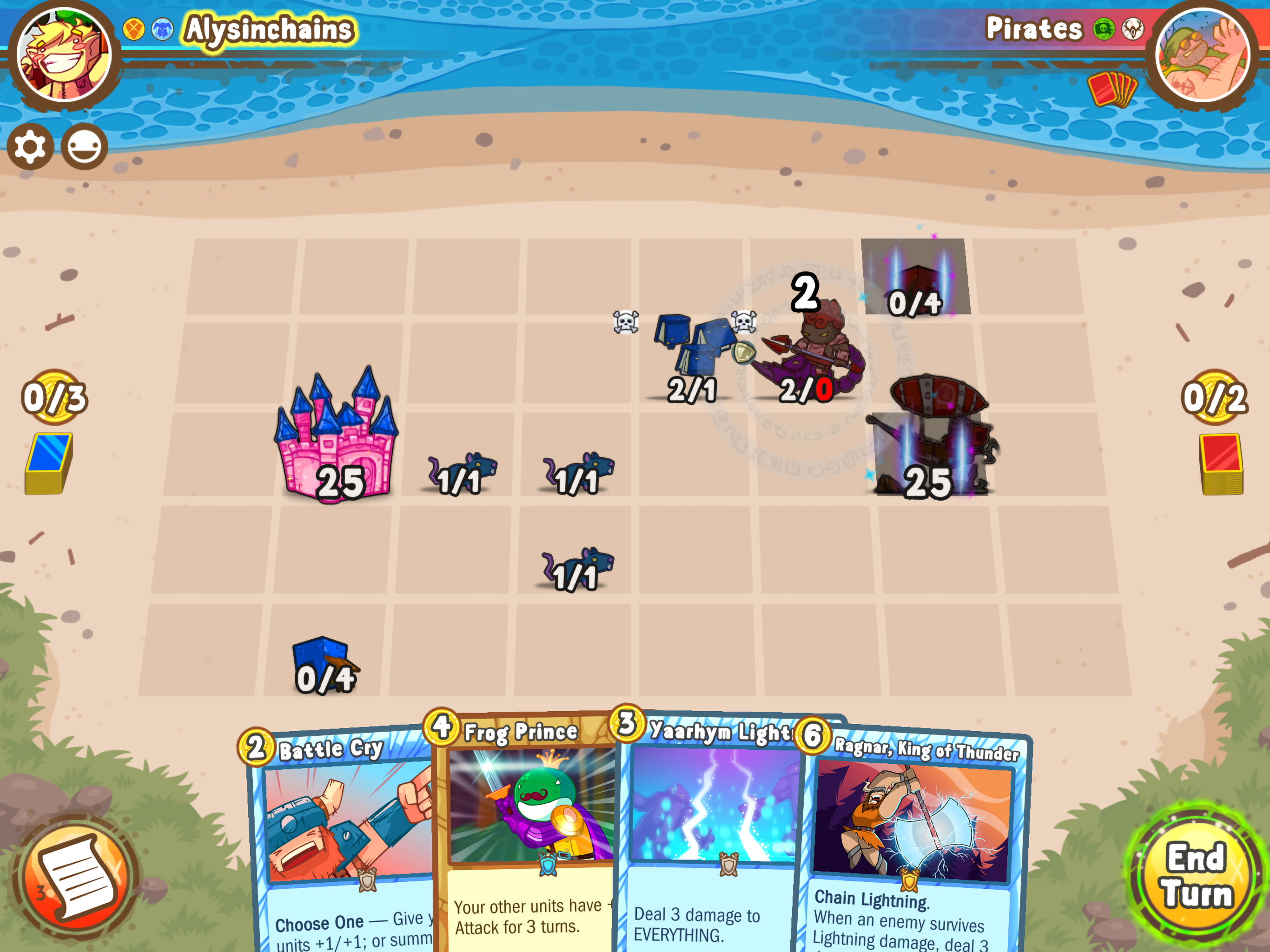Screenshot of Cards and Castles 2