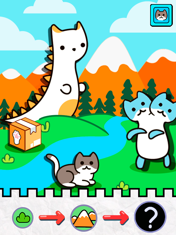 Evolution Cats: Idle Merge Game Screenshot