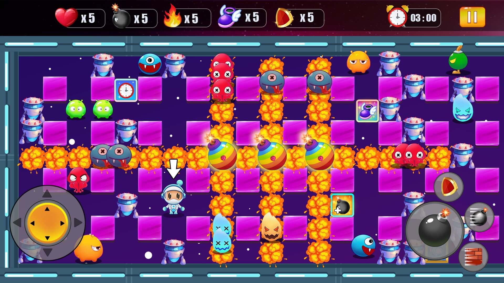 Bomber Battle : Bomb Man Arena Game Screenshot