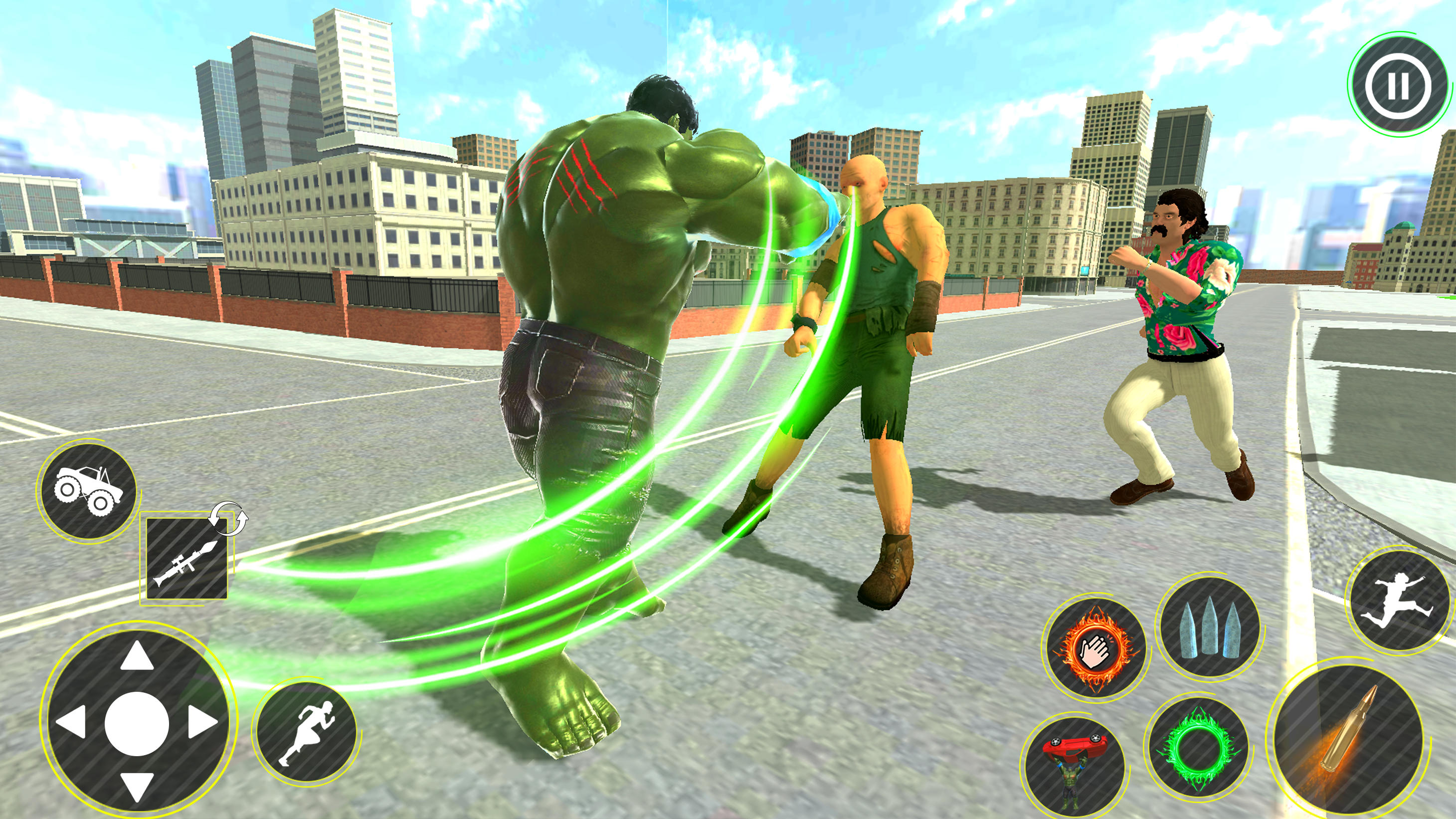 Incredible Monster Hero 3D War Game Screenshot