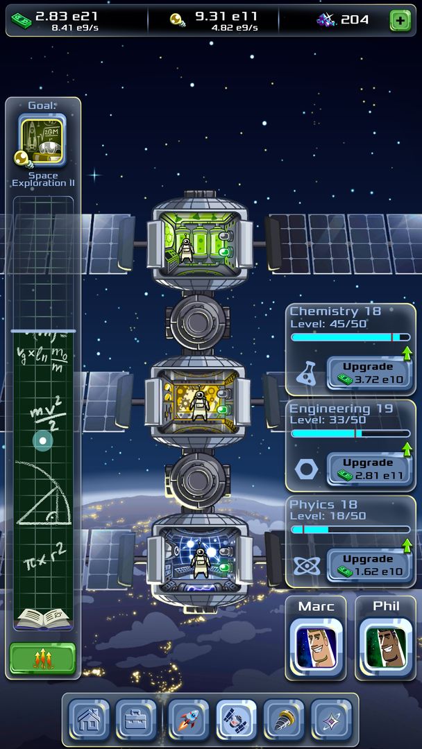 Screenshot of Idle Space Company