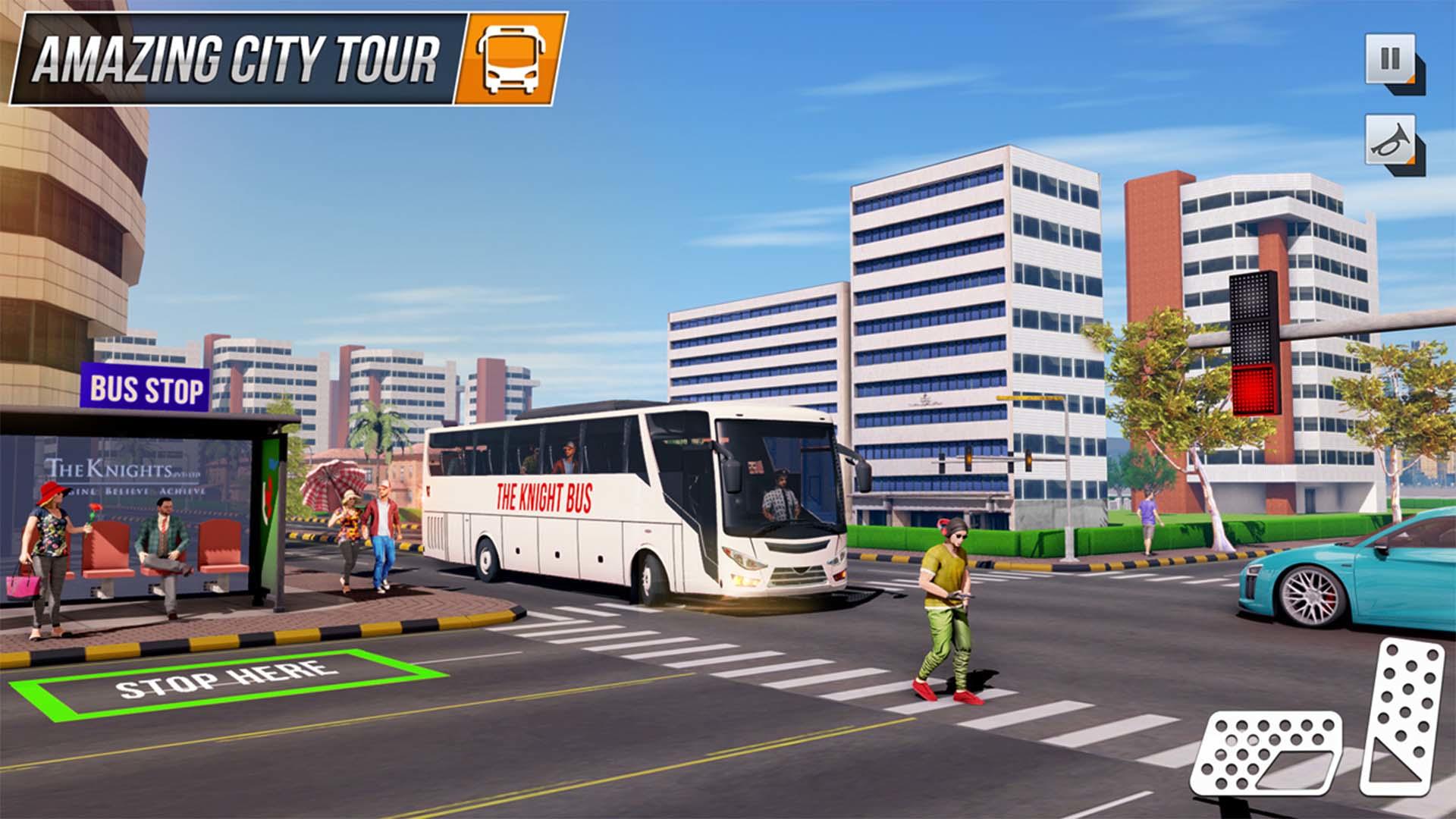 Banner of 현대 버스 시뮬레이터 3D 주차 게임: 버스 게임 3.67.1