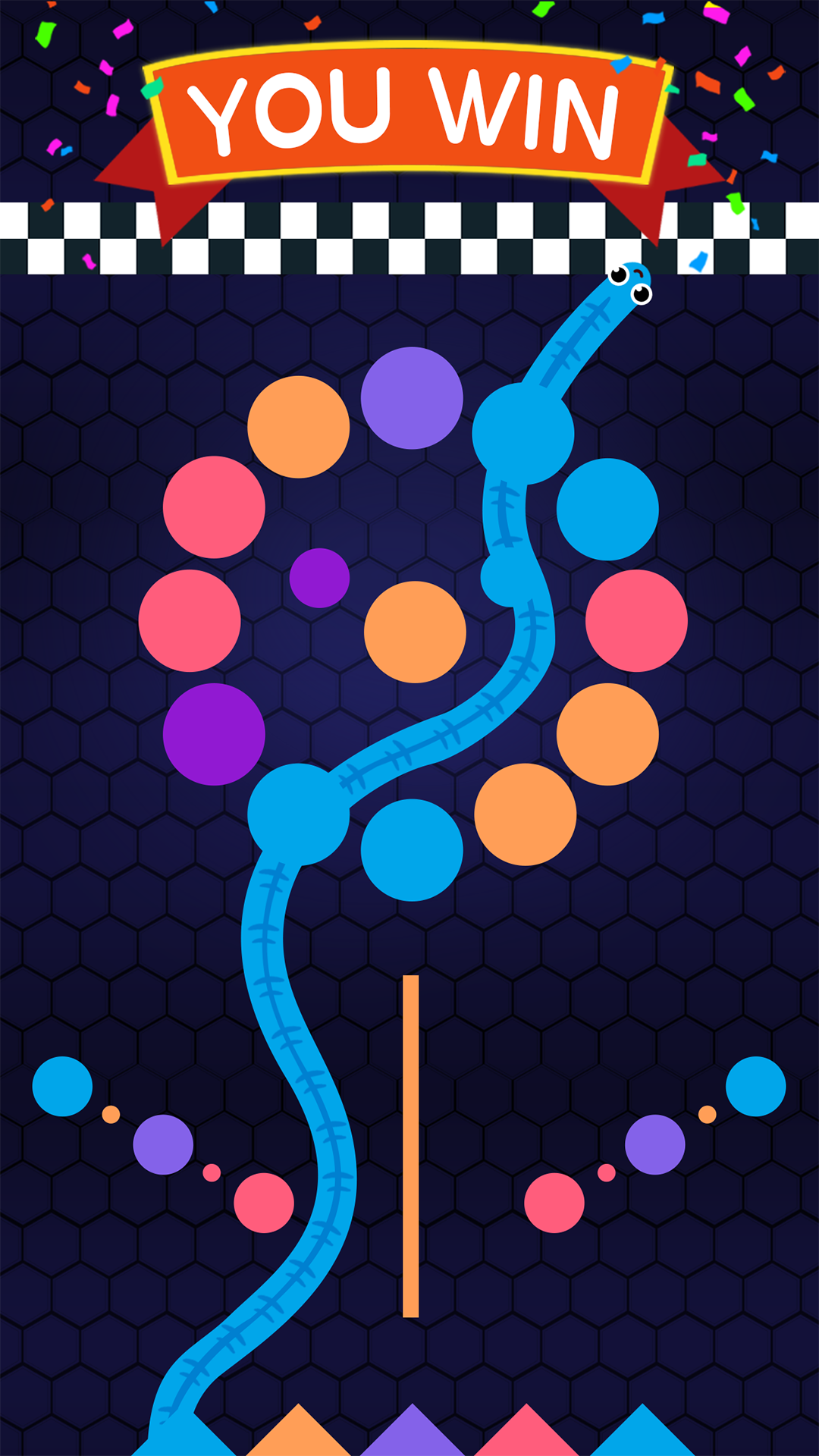 SNAKE COLORS Game Screenshot