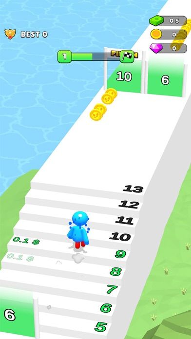 Captura de Tela do Jogo Stair Challenge Go