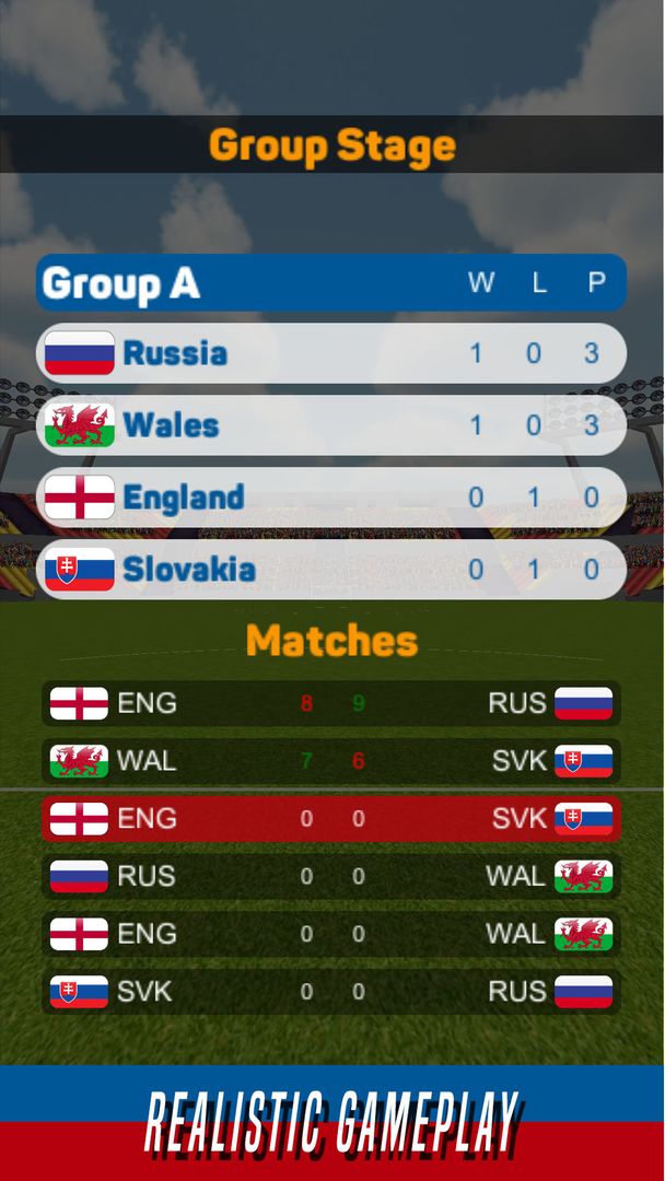 Penalty Soccer Olympic & Euro screenshot game