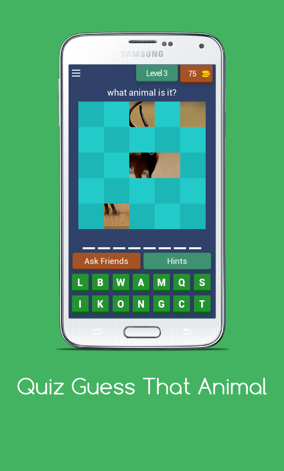 Quiz Guess That Animal Game Screenshot