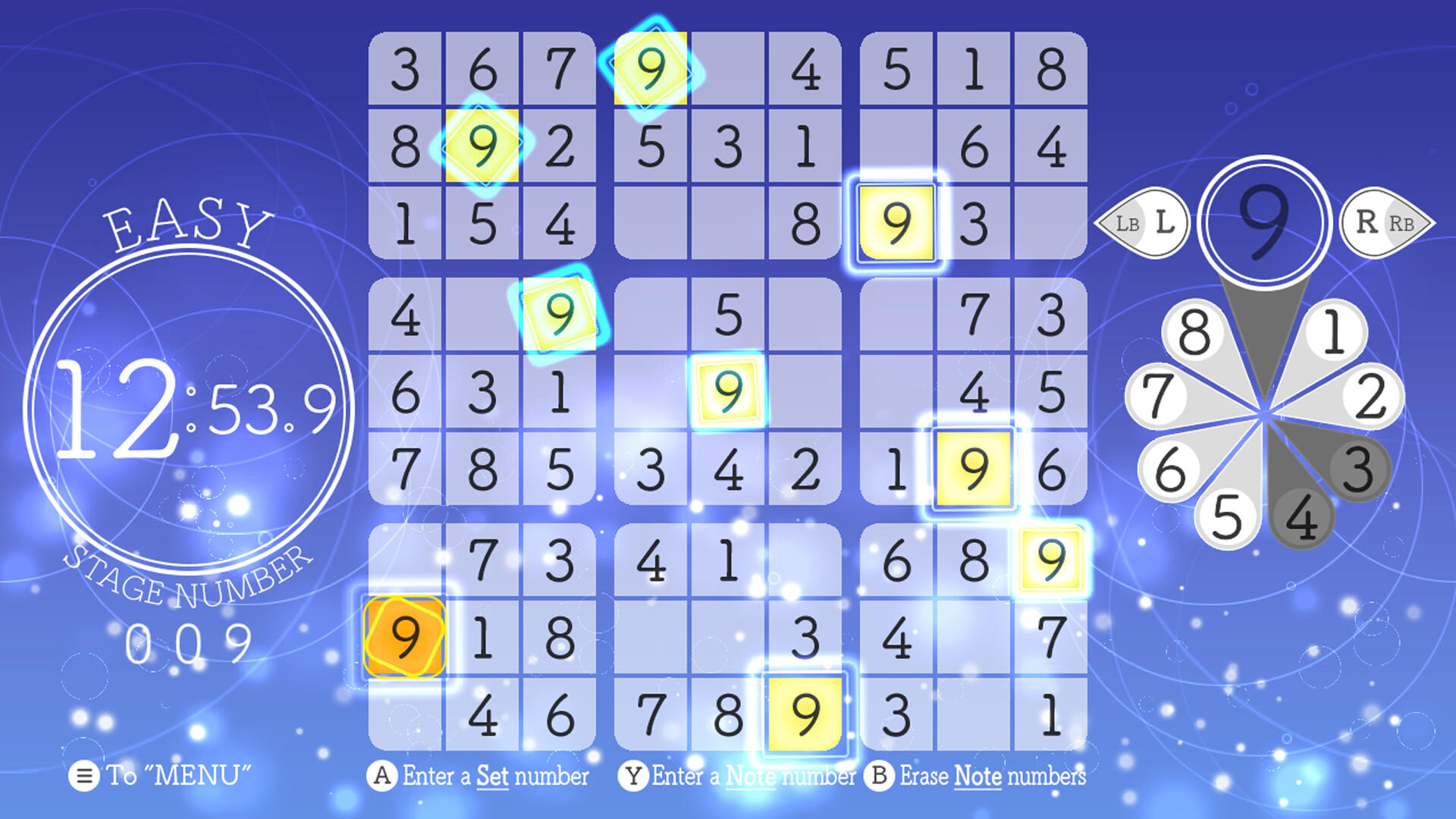 Cuplikan Layar Game Sudoku Relax