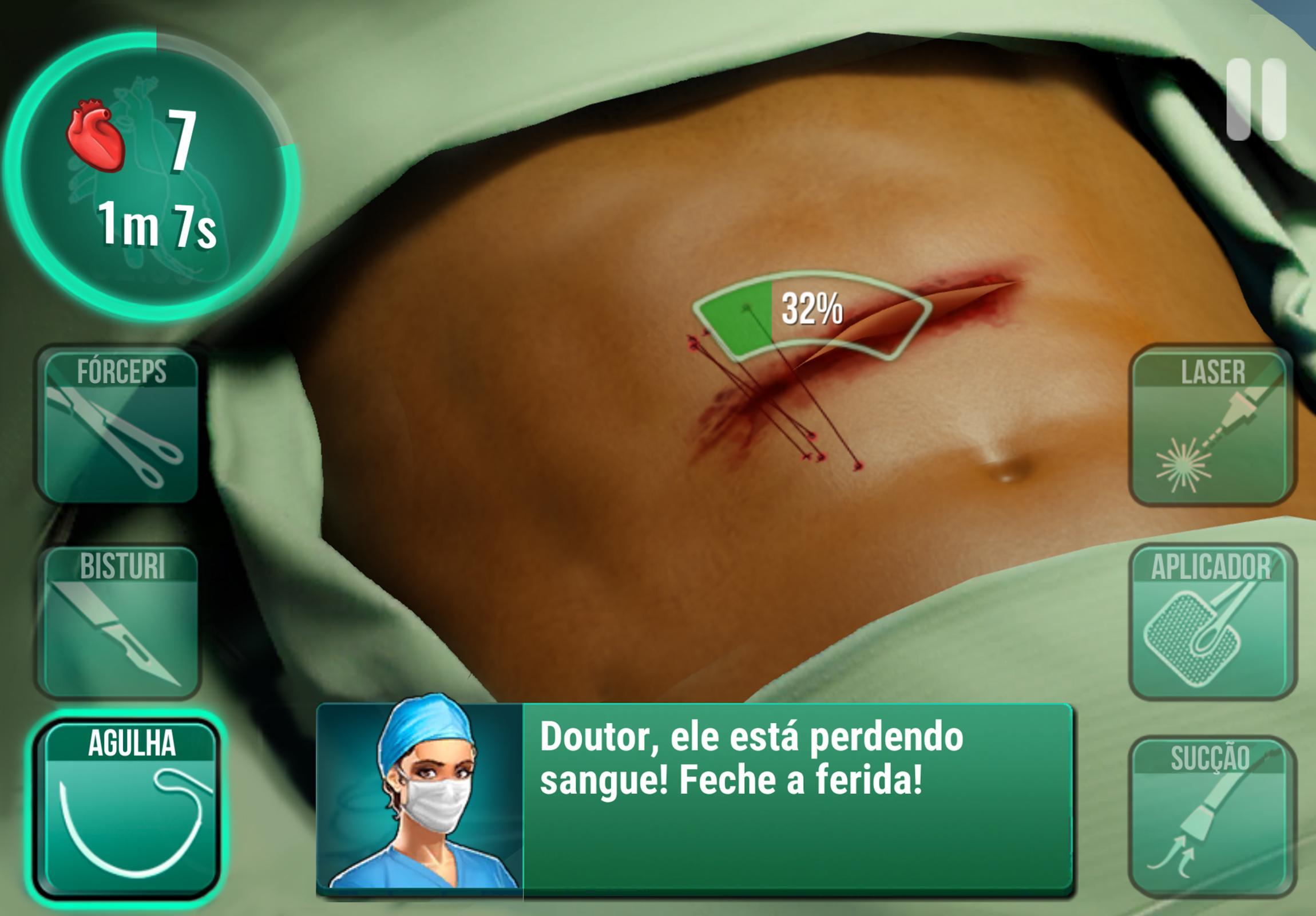 Captura de Tela do Jogo Operate Now Hospital - Surgery