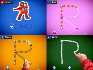 Captura de Tela do Jogo LetterSchool - learn write abc