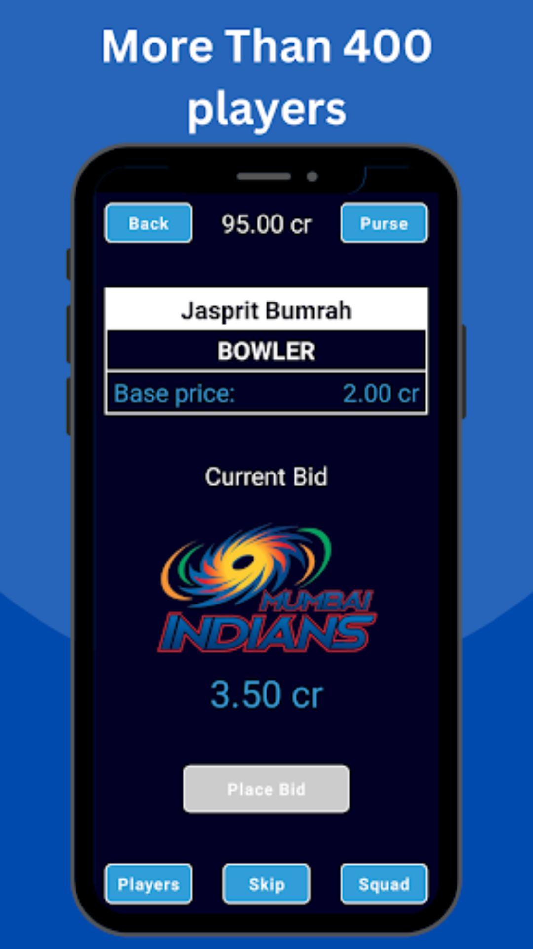 Screenshot of Auction League -  Cricket Game