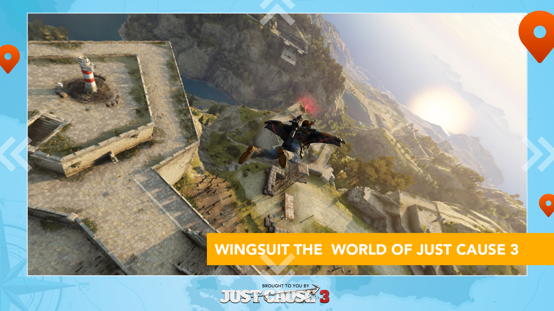 Just Cause 3: WingSuit Tour Game Screenshot