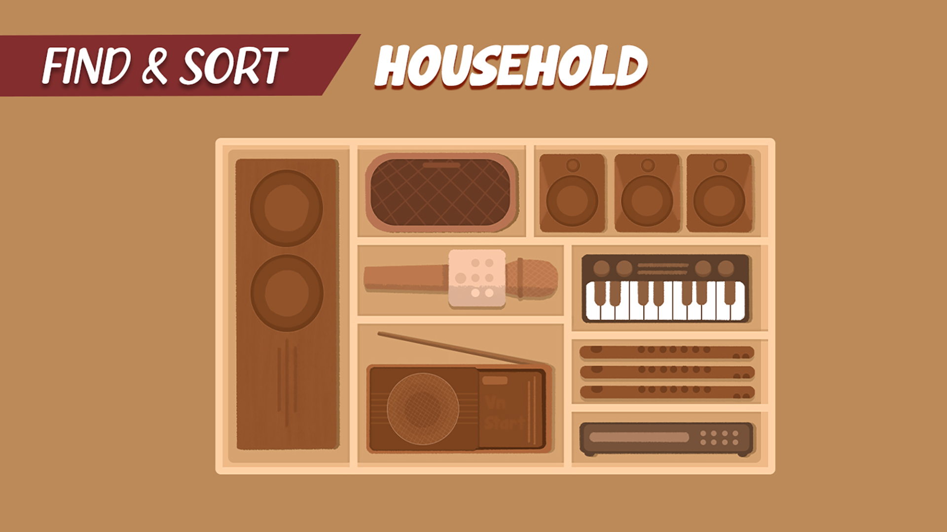 Find & Sort Match Items Game Screenshot