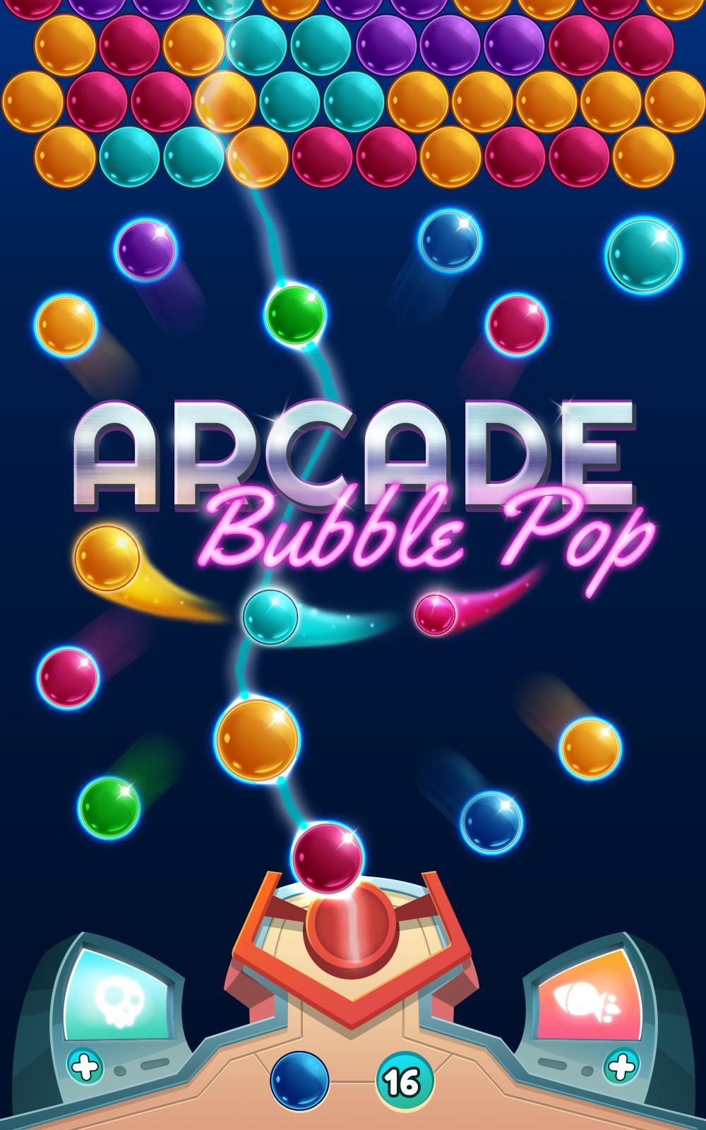 Arcade Bubble Pop Game Screenshot