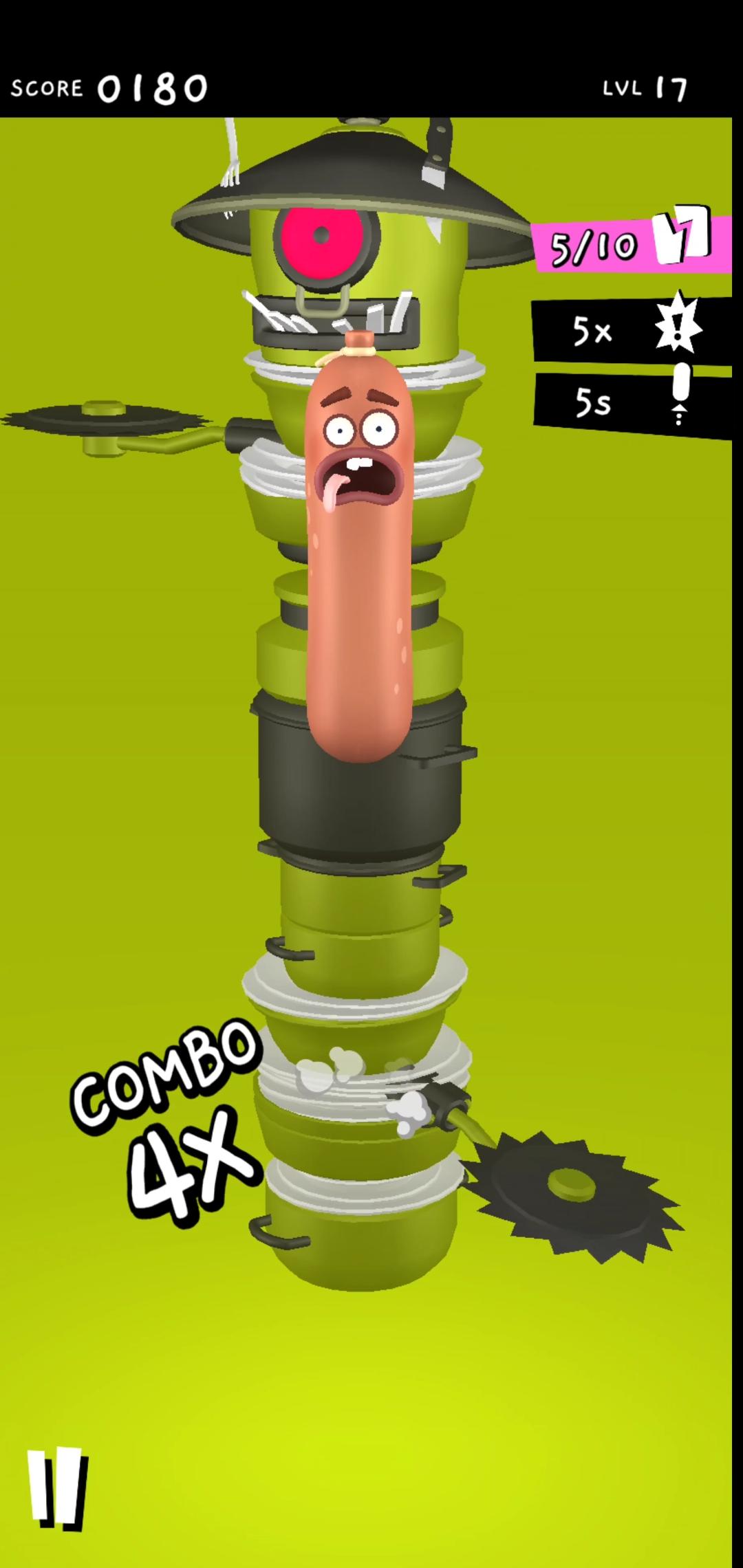Sausage Jump! ภาพหน้าจอเกม