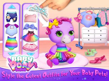 Baby Pony Sisters Game Screenshot