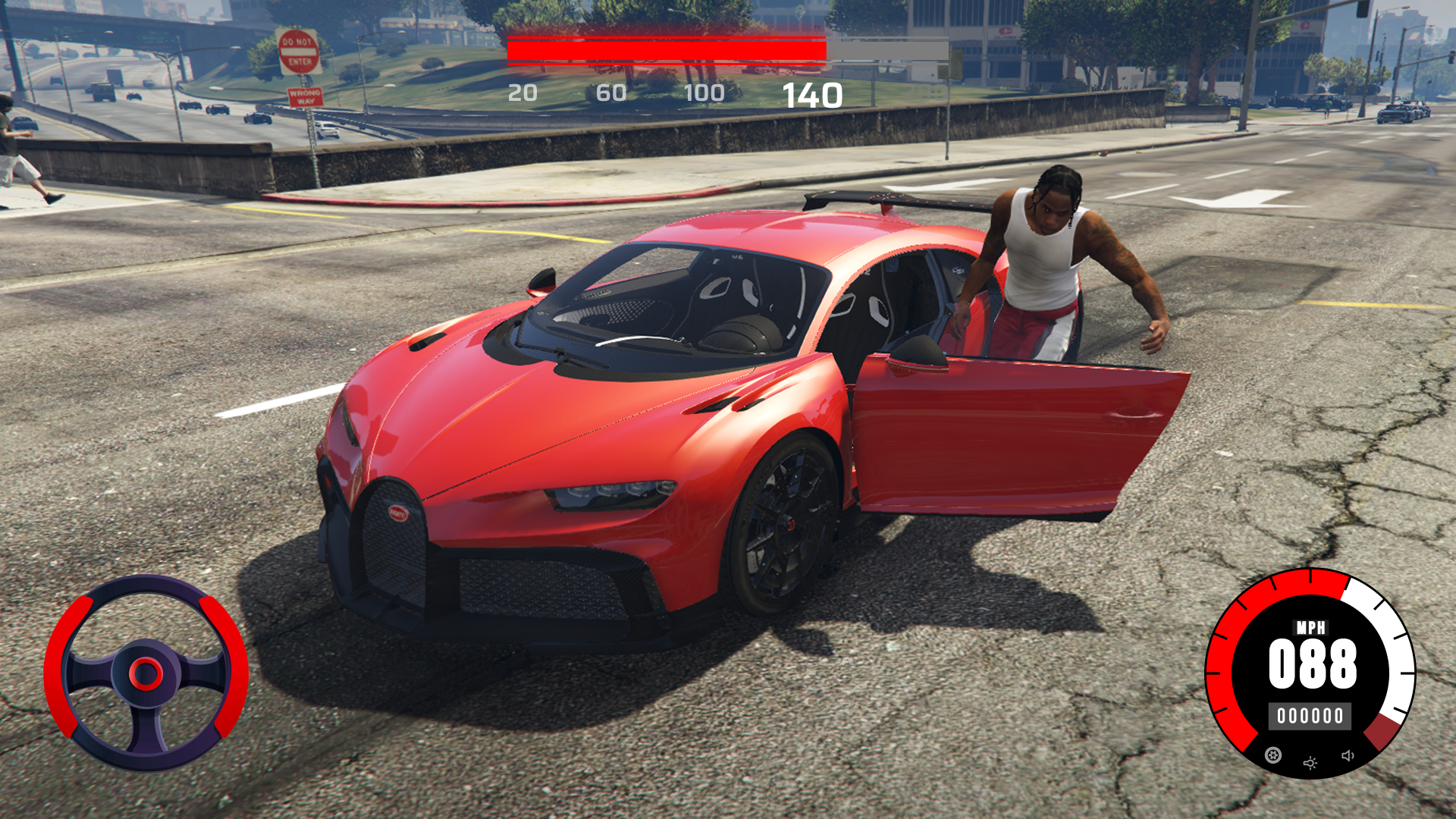 Screenshot 3 of Car Bugatti Chiron: Theft Auto 
