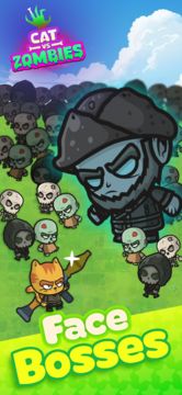 Captura de Tela do Jogo Cat vs Zombies: Survivor