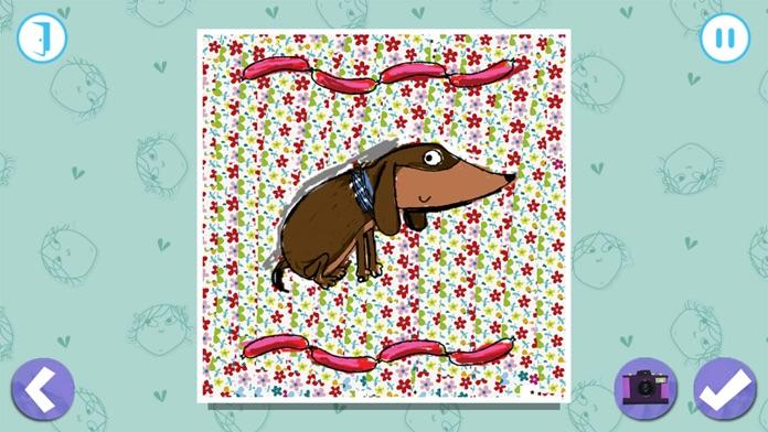 Charlie and Lola Colouring Game Screenshot